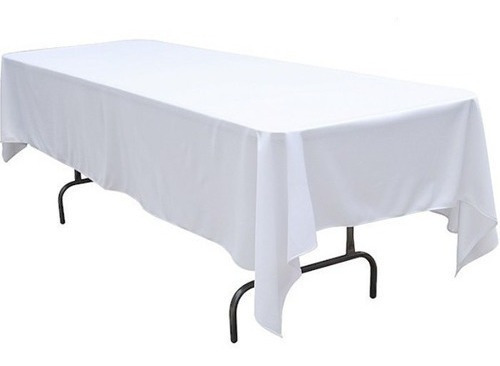Mantel Rectangular Blanco Para Tablón (350cmx150cm)