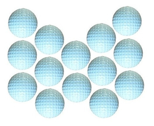 Dsmile Practice Bolas De Golf, Espuma, 14 Count, Blanco