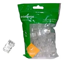 Comprar Paquete de conectores Intelbras Conex 1000 Cat6 Rj45 con 50 unidades