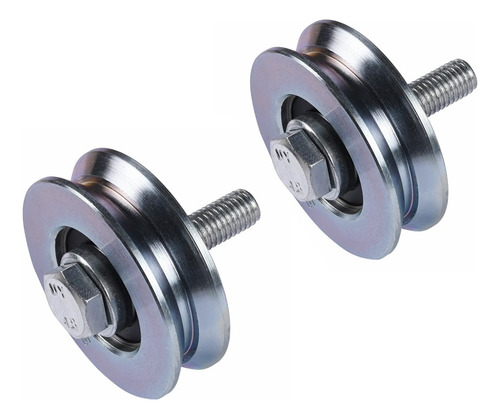 Rueda Porton Corredizo Con Ruleman Canal Y X2u. Dannok 70mm