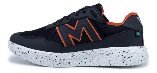 Tênis Para Crossfit Mvp Xtep Run Black White Corrida Treino