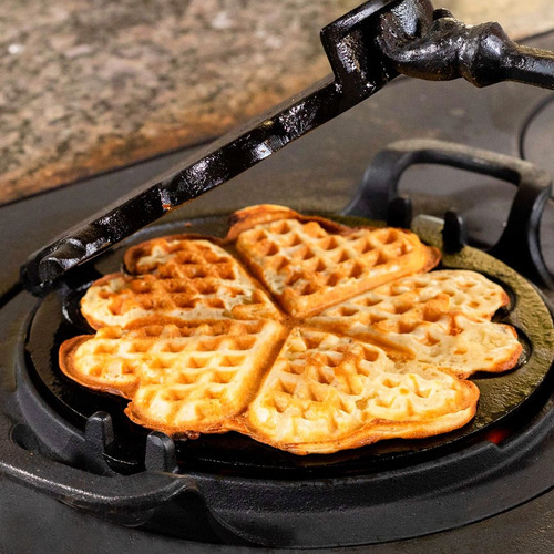 Forma Wafer Ferro Fundido Fogão A Lenha 24cm Libaneza
