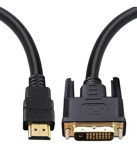 Cabo Hdmi A DVi-d 24+1 1,8 Mts para laptop Ps3 Xbox Monitor