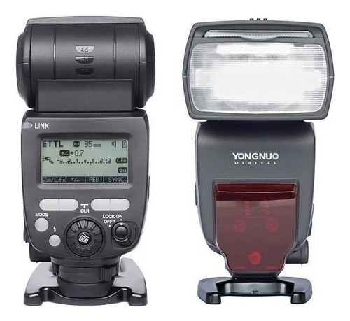 Flash de câmera Yongnuo YN685 Ttl cor preto