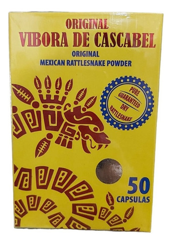 Vibora De Cascabel Con 50 Capsulas Naturalmex Sabor N/a