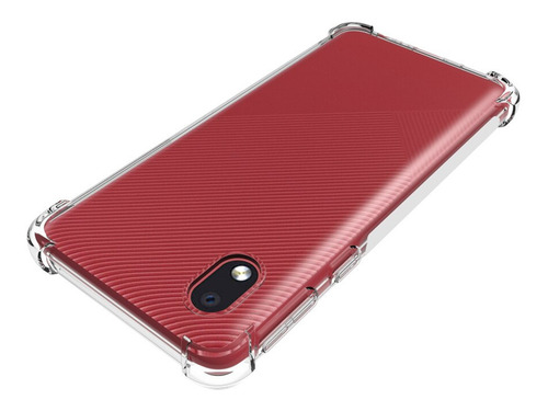 Funda Estuche Carcasa + Vidrio Ceramico Samsung A01 Core
