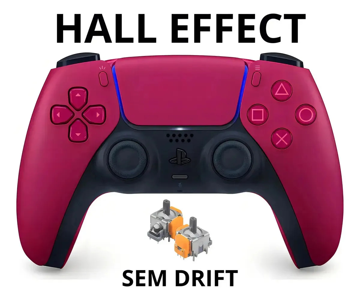 Controle Ps5 Sem Fio Hall Effect Anti Drift + Brinde