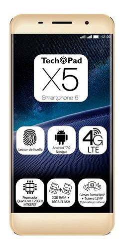 Smartphone Tech Pad X5 5 Dual Sim Card Desblo Camara 8mp