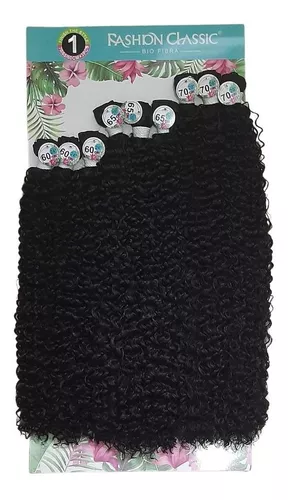 Cabelo Cacheado Bio Fibra Lindona Fashion Classic 70 cm