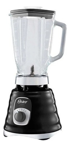 Licuadora Clásica Oster Con Perilla Ergonómica 3 Velocidades Blst4655b Negra