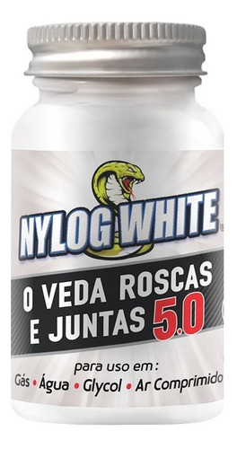 Nylogwhite Veda Roscas,juntas 5.0 Ar Comprim.gás.água.glicol