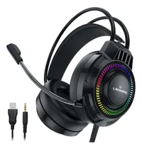 Comprar Fone De Ouvido Headset Gamer Com Fio Led Microfone Usb+3,5mm
