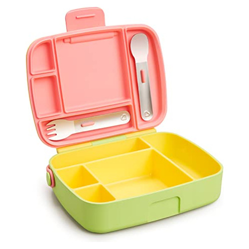 17960 Bento Fiambrera Niños Pequeños Color Amarillo Acero In