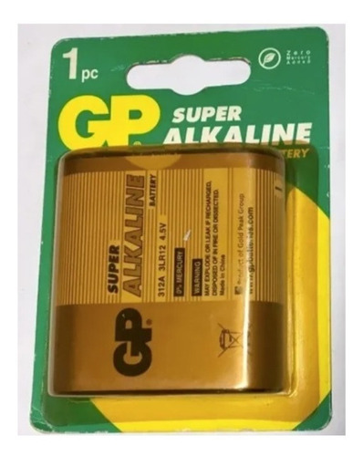 Pila Bateria Gp Super Alcalina 312a 3lr12 4.5 V 312a-u1