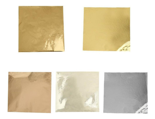 - 500pcs Pan De Oro Hojas De Papel De Aluminio Para Arte Del