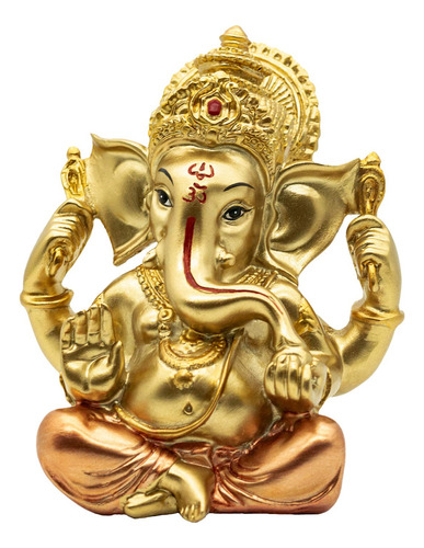 Escultura Hindú Lord Ganesha  Elefante Religioso Indio .