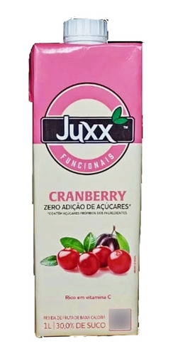 Suco De Cranberry Zero Juxx 1 Litro