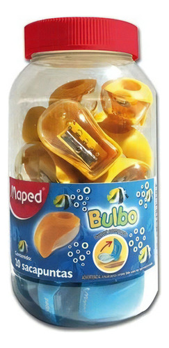 Sacapuntas Maped Bulbo 507100zm 1orificio Surtidos 20 Pzas