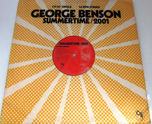 George Benson - Summertime/2001  Single Importado Usa Lp