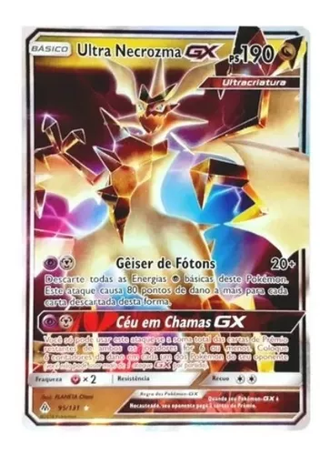 95/131 Ultra Necrozma GX  Pokemon cards, Pokemon, Cool pokemon cards