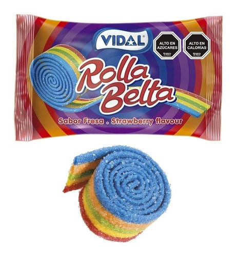 Cinta Dulce Rolla Belta Arcoíris X 24 Cotillón Activarte