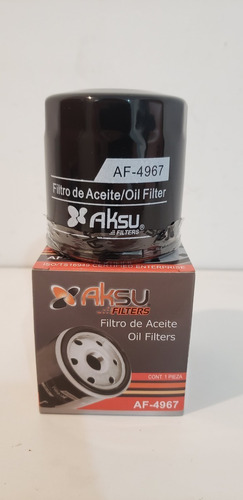 Filtro Aceite Aksu 4967 Terios Starlet Corolla Somos Tienda