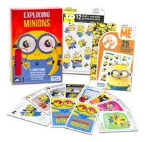 Comprar Card Game Minions Exploding W\u002F Board Game, Stickers & Tattoo