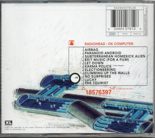 Radiohead Ok Computer Nuevo Oasis Coldplay James Blur Ciudad