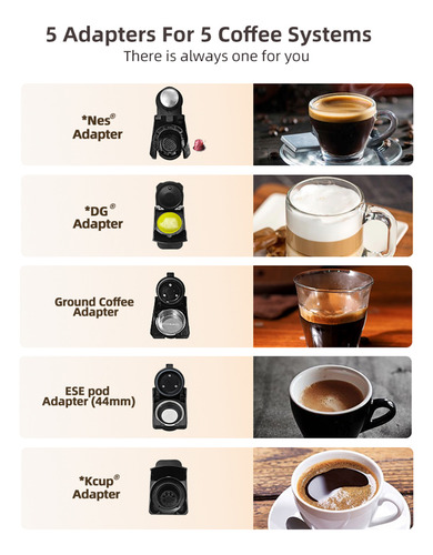 Coffee Maker Hibrew Capsule Ese Espresso Brew Ground 7