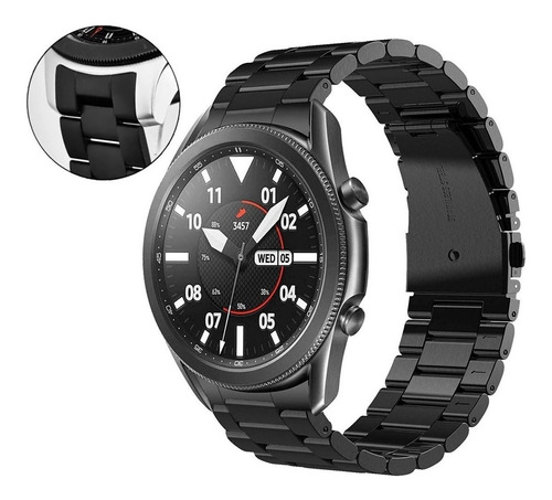 V-moro Correa De Metal Acero Para Galaxy Watch3 45mm   