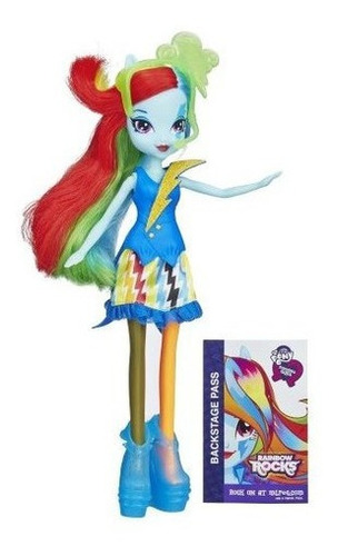 My Little Pony Equestria Girls Rainbow Dash Doll (neon Rainb