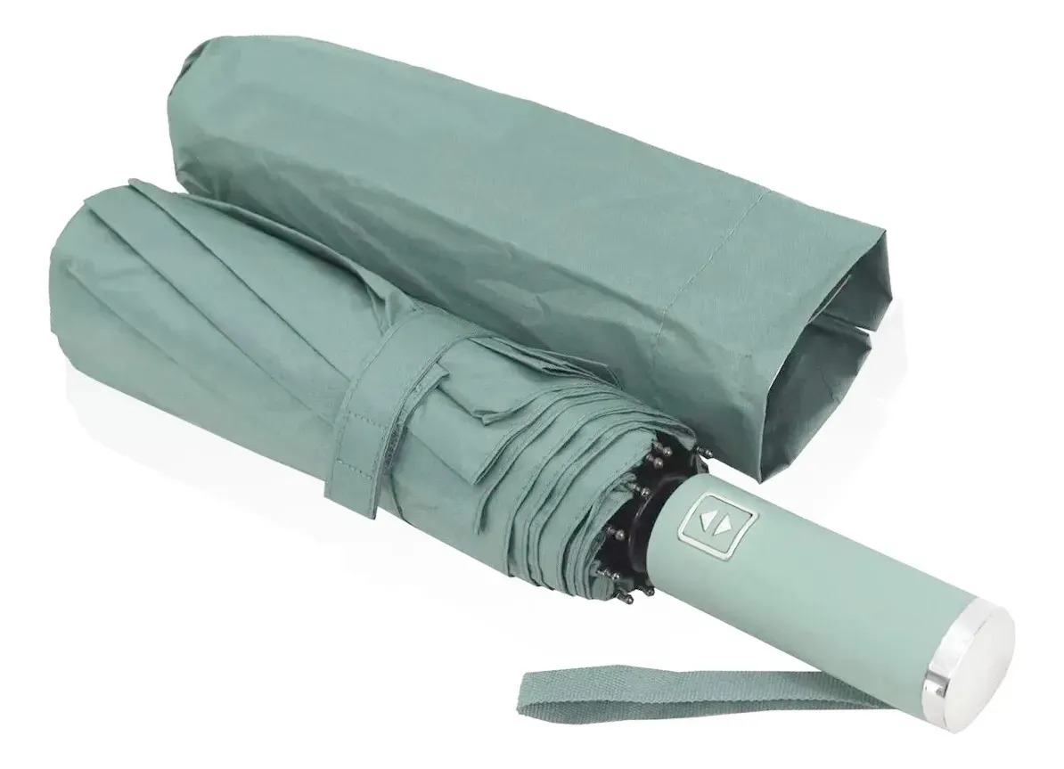 Guarda Chuva Grande Automatico Reforçado Contra Vento Origi. Cor Verde-musgo Desenho do tecido Liso