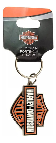 Llavero Harley Davidson Licencia Original Escudo Tradicional