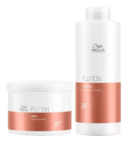 Kit Shampoo 1l E Máscara 500ml Fusion - Wella Professionals