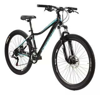 Bicicleta Rodada 26 Montaña Deimos Negro Aqua Turbo Color Turquesa Tamaño del cuadro M