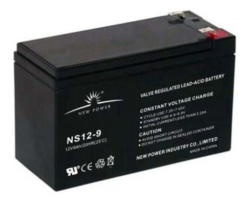 Batería De Gel De 12v Y 9ah - Repuesto De Ups Y Alarma