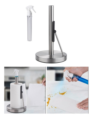 Soporte Para Toallas De Papel De Acero Con Pesas De Pie Para