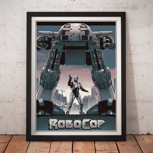 Cuadro Peliculas - Robocop - Poster Movie Pop Art