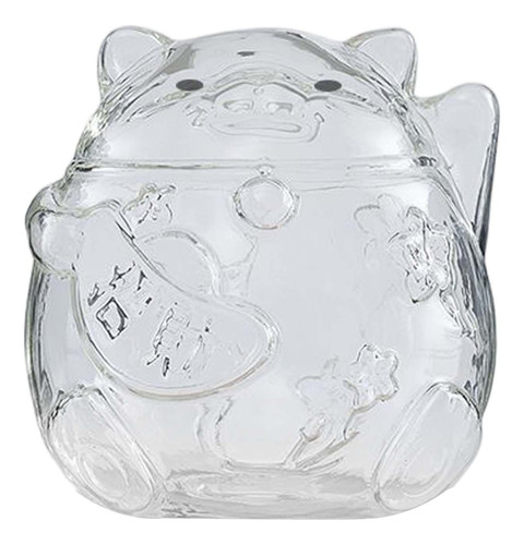 Hucha De Cristal Con Forma De Gato, Caja De Dinero, Olla De