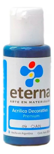 Acrilico Decorativo Premium Eterna 50ml X12