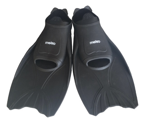 Patas De Rana Meiso Aletas Natación Swim Negro Talle 40-42