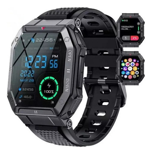 Reloj Inteligente Para Hombre Bluetooth, Resistente Al Agua