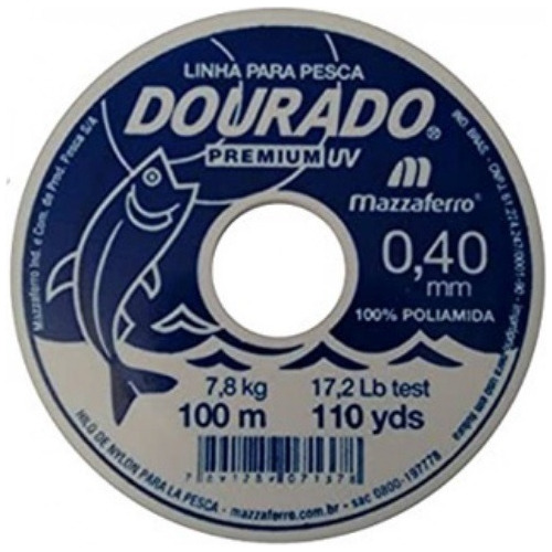 Fio, Linha De Nylon 0.40mm Rl100m Pesca, Artesanato