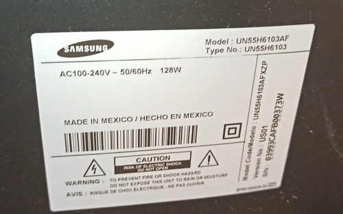 Imagen 6 de 8 de Televisor Samsung Smart Tv 55 Un55h6103af