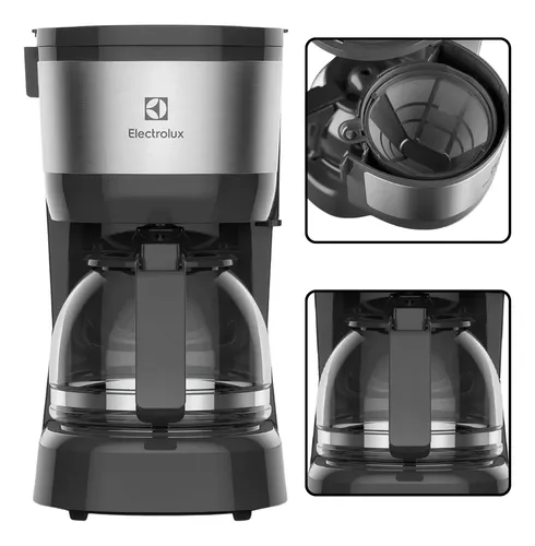 Cafeteira Elétrica Electrolux ECM10 Inox Jarra Vidro