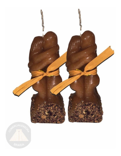 Vela Amarre, Endulza Tu Relacion (2pack) 20cmx8cm