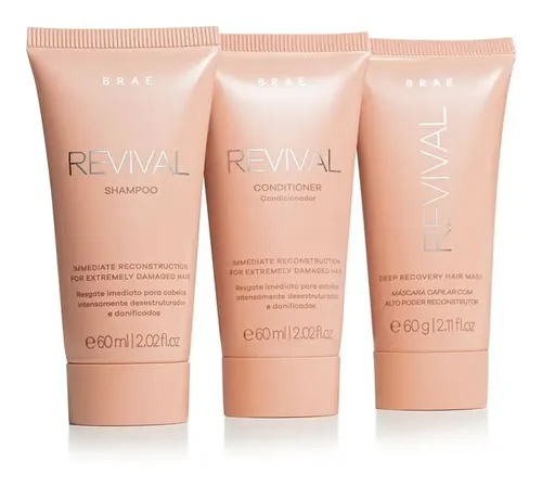 Kit Travel Size Revival 3x1 Braé 60ml | MercadoLivre