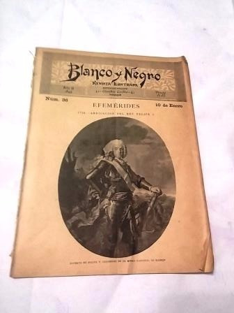 Revista Blanco Y Negro 38 Fecha 24 Enero  De 1892