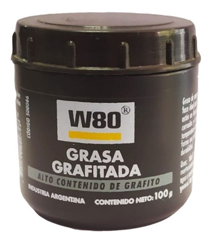 Grasa Grafitada W80 Alta Calidad 100g Explorer Pro Shop