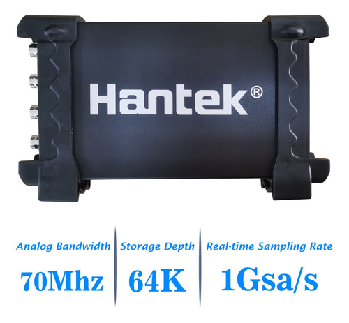 Hantek 6074be Osciloscopio Automotriz 70 Mhz 4 Canales